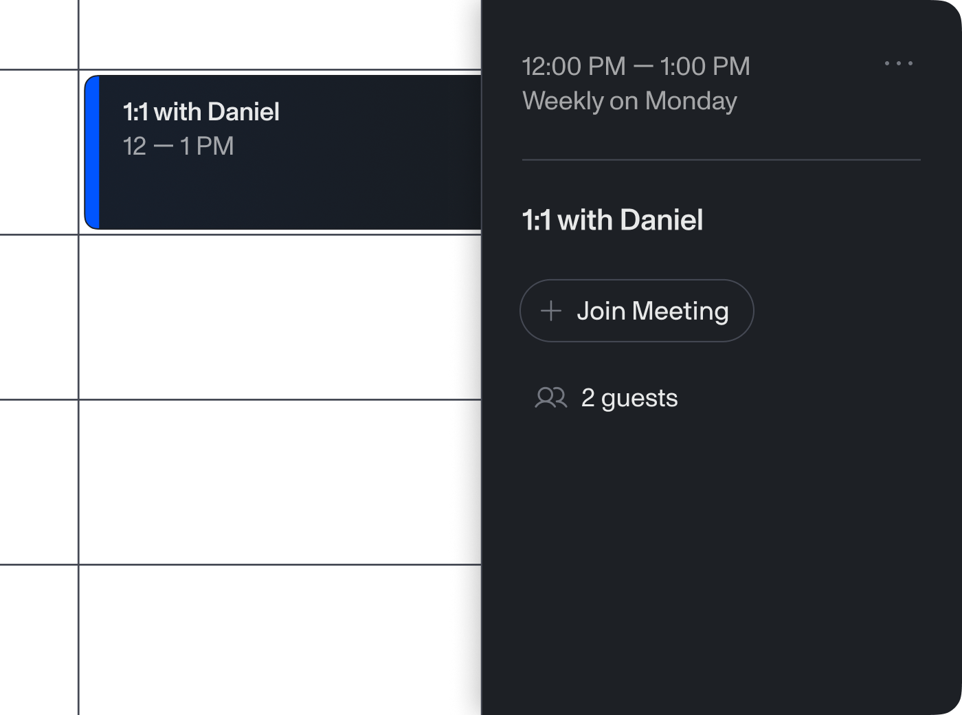 Screenshot of Cluely listening into meetings without actually joining the meeting with a bot. No meeting bots. No extra Zoom invites.